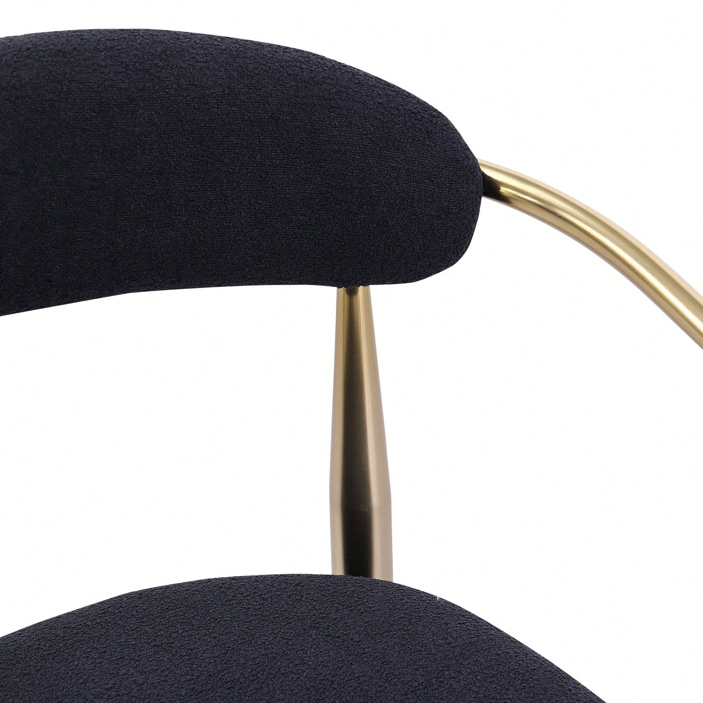 Set Of 2 Modern Upholstered Bar Stools With Metal Frame Vintage High Island Chairs For Kitchen Dining Room Home Pub