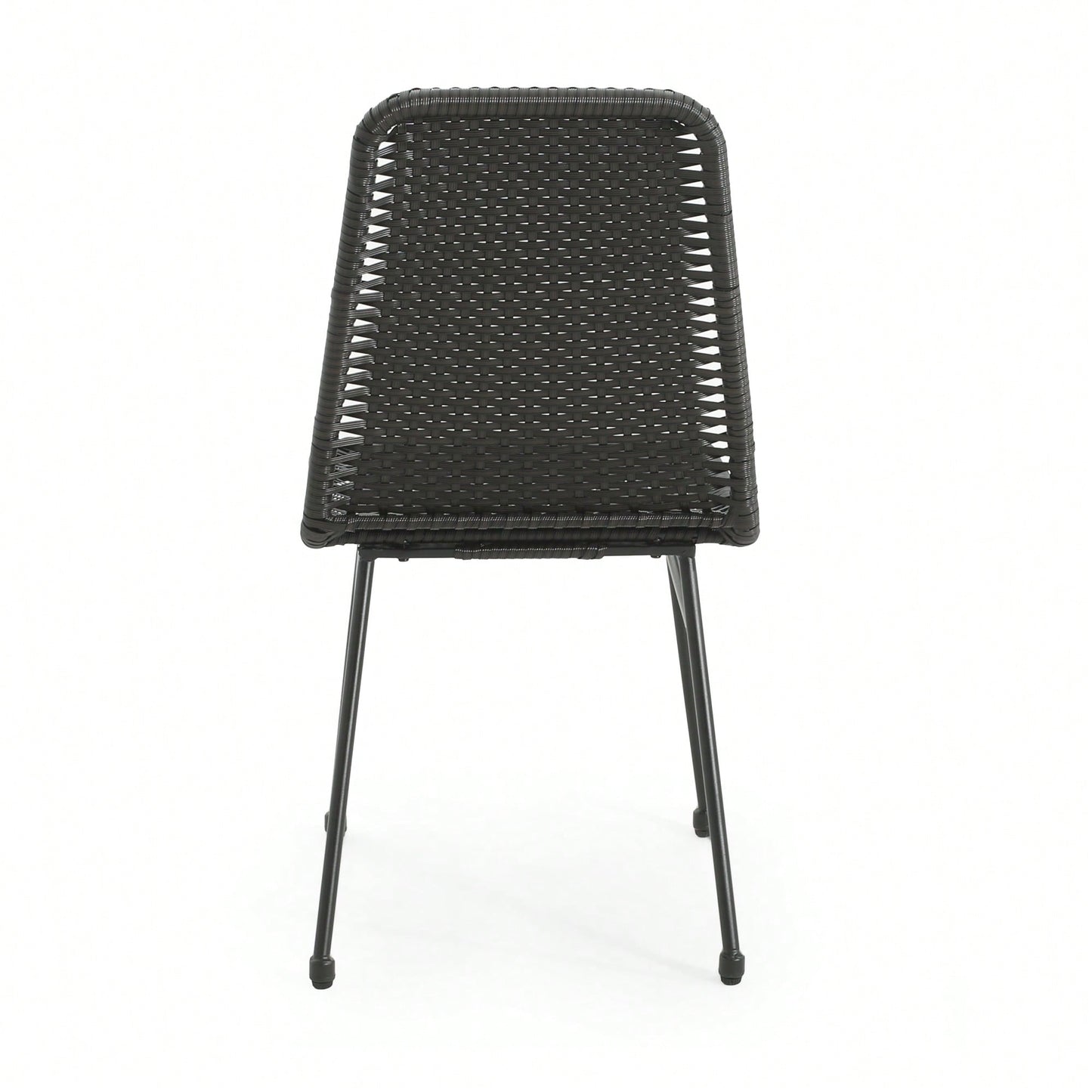 Set Of 2 Dark Brown Dining Chairs For Modern Home Decor