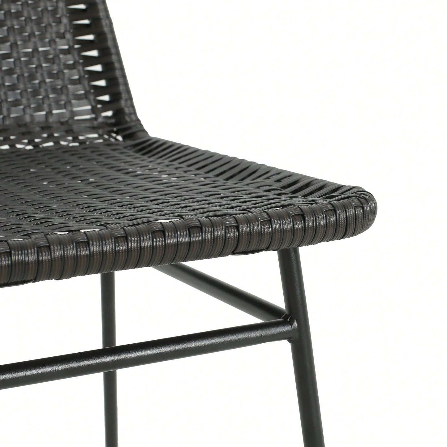 Set Of 2 Dark Brown Dining Chairs For Modern Home Decor