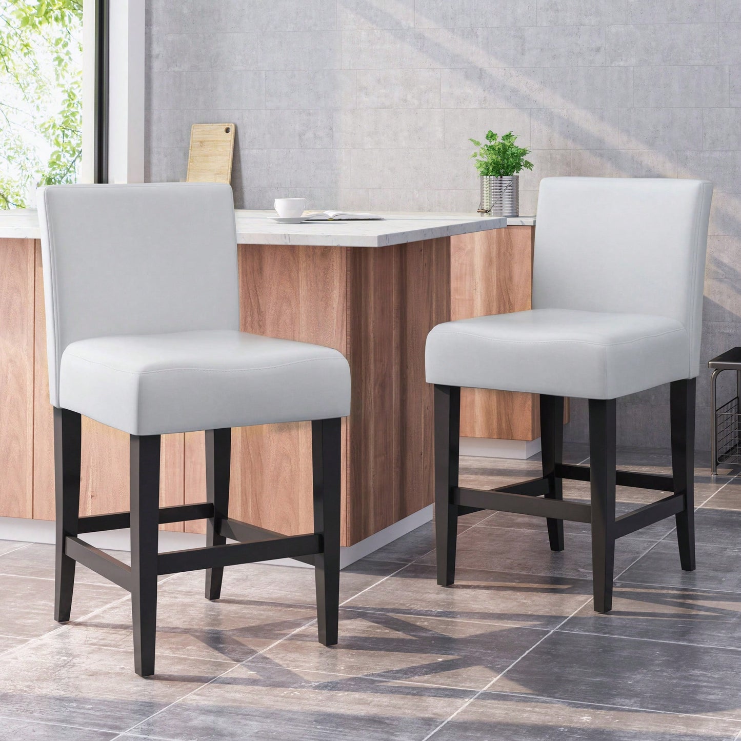 Stylish Modern Counter Stool With Comfortable Seat And Sleek Design For Kitchen Or Bar Use
