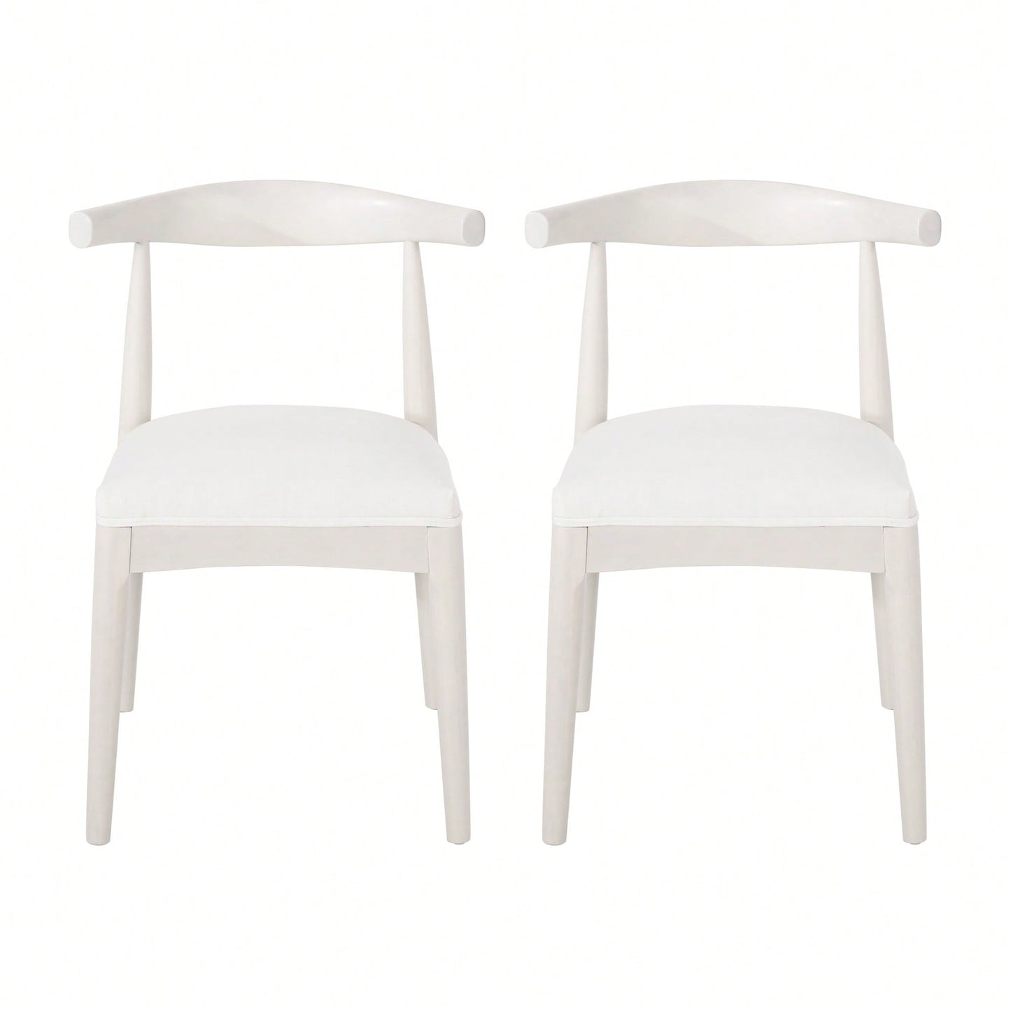 Set Of 2 Elegant Upholstered Dining Chair With Modern Design And Sturdy Frame