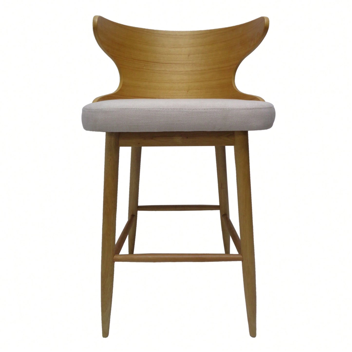 Set Of 2 Stylish Modern Bar Chair For Kitchen Or Home Bar Seating