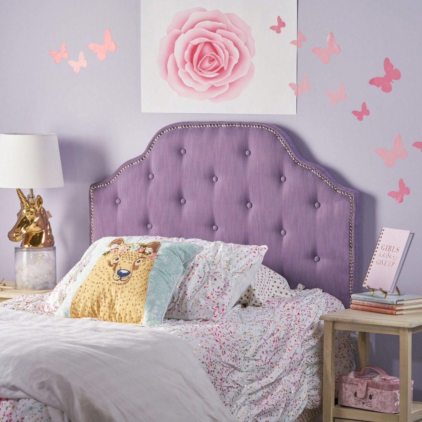 Stylish Twin Sized Headboard For Modern Bedrooms With Upholstered Design And Adjustable Height