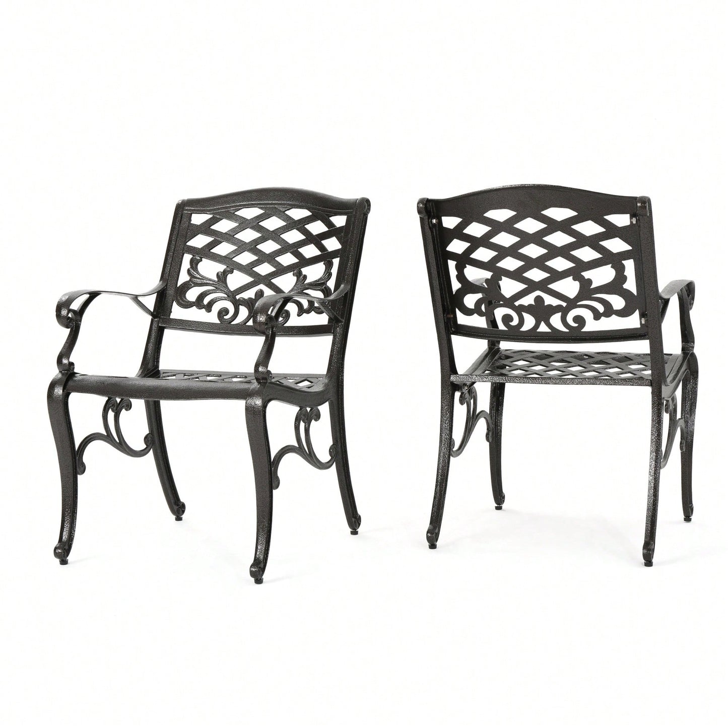 Set Of 2 Modern Arm Chairs For Living Room And Dining Room Comfort