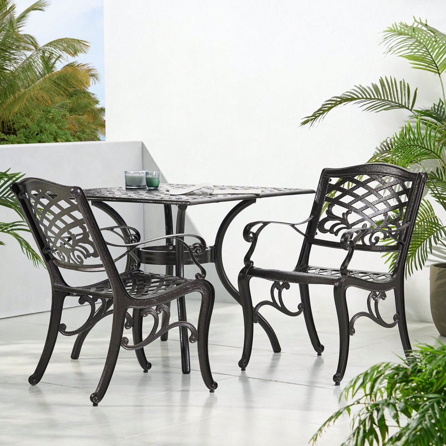 Set Of 2 Modern Arm Chairs For Living Room And Dining Room Comfort