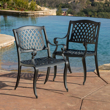 Set Of 2 Modern Mesh Dining Chairs For Stylish Home And Office Decor