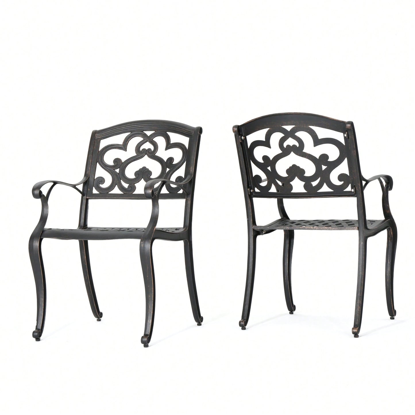 Set Of 2 Stylish Modern Accent Chairs For Living Room And Dining Area