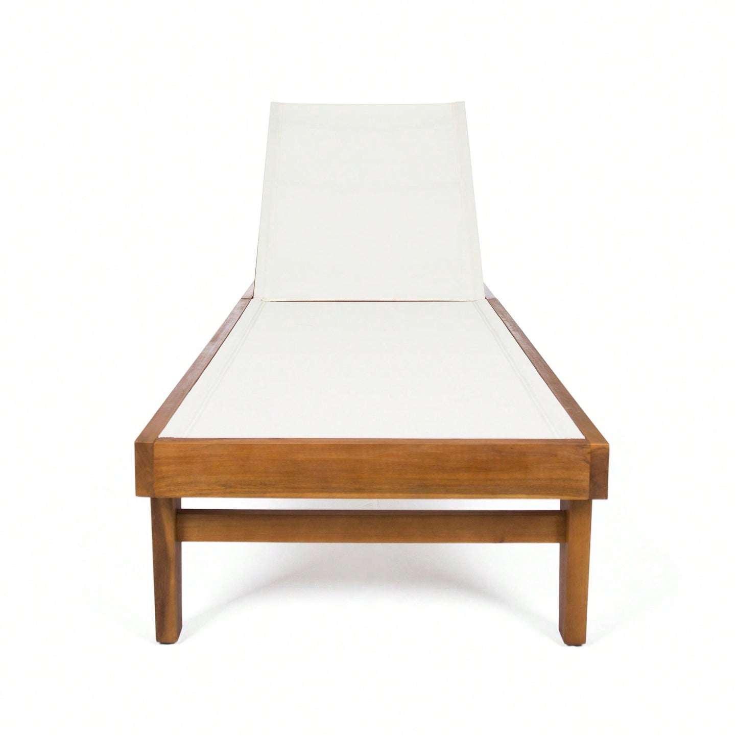 Mesh Outdoor Chaise Lounge For Relaxation And Comfort White