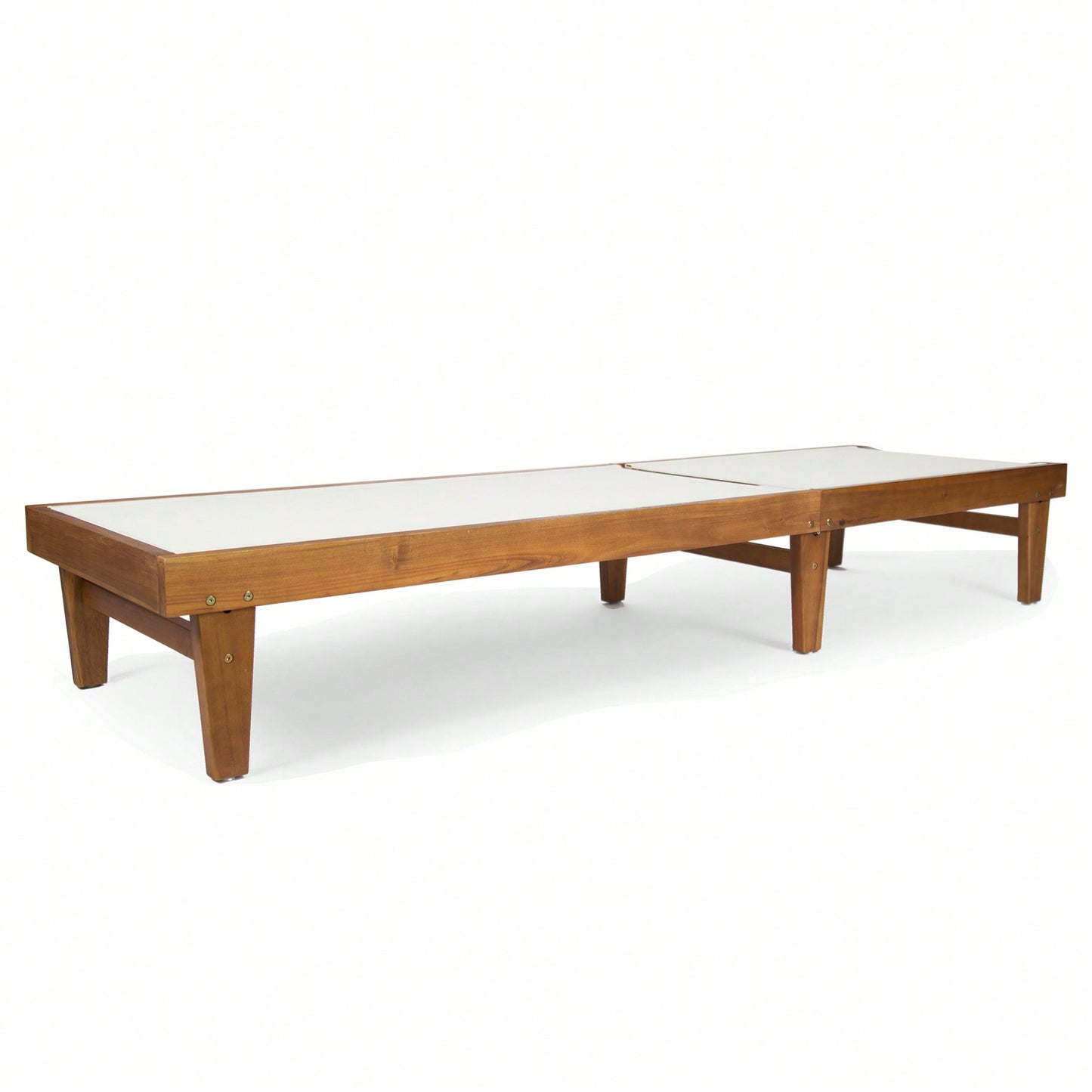 Mesh Outdoor Chaise Lounge For Relaxation And Comfort White