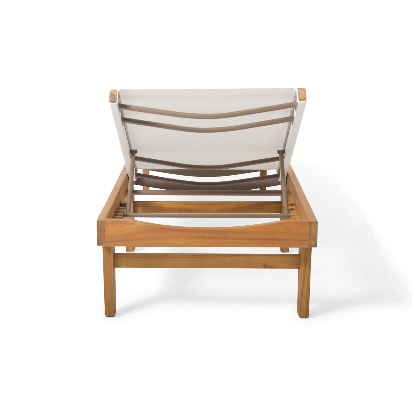 Mesh Outdoor Chaise Lounge For Relaxation And Comfort White