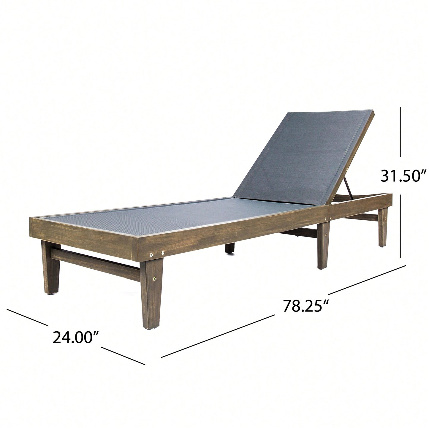 Mesh Outdoor Chaise Lounge For Relaxation And Comfort White