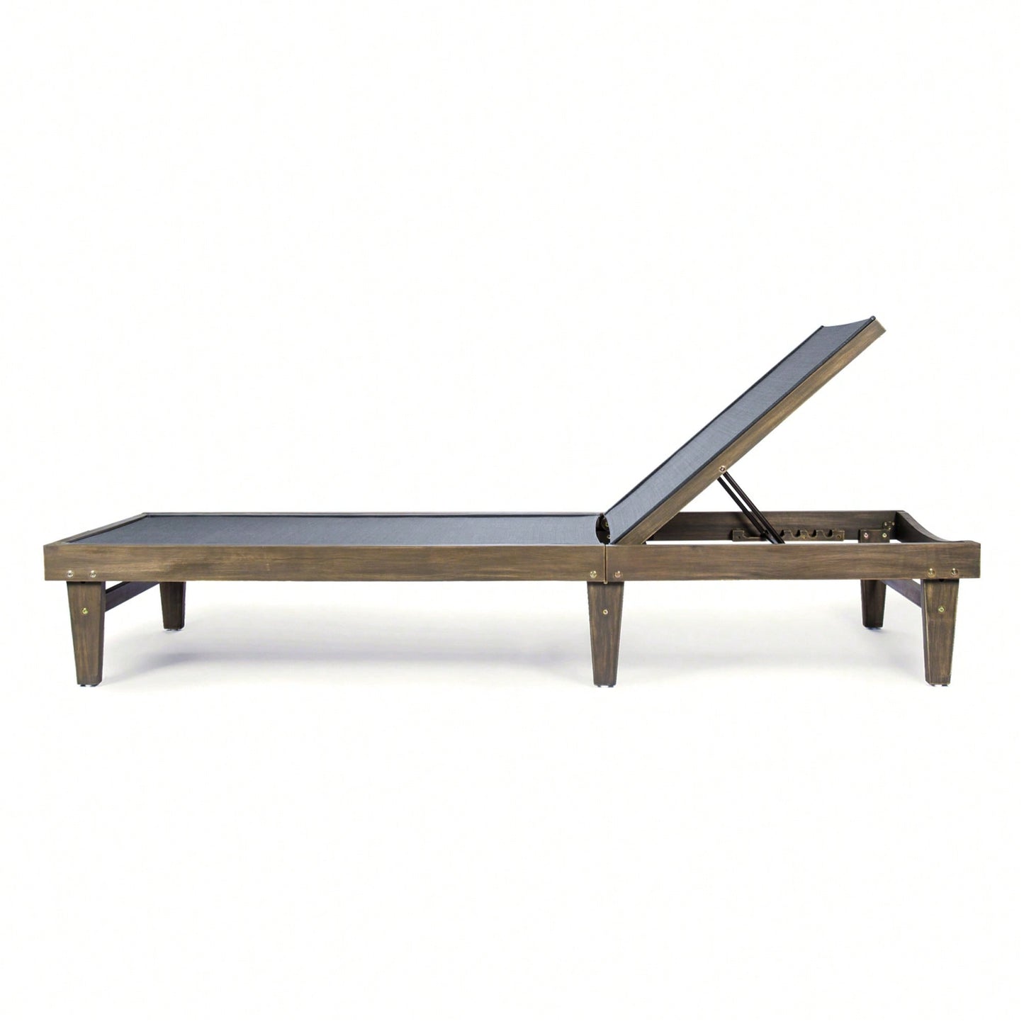 Mesh Outdoor Chaise Lounge For Relaxation And Comfort White