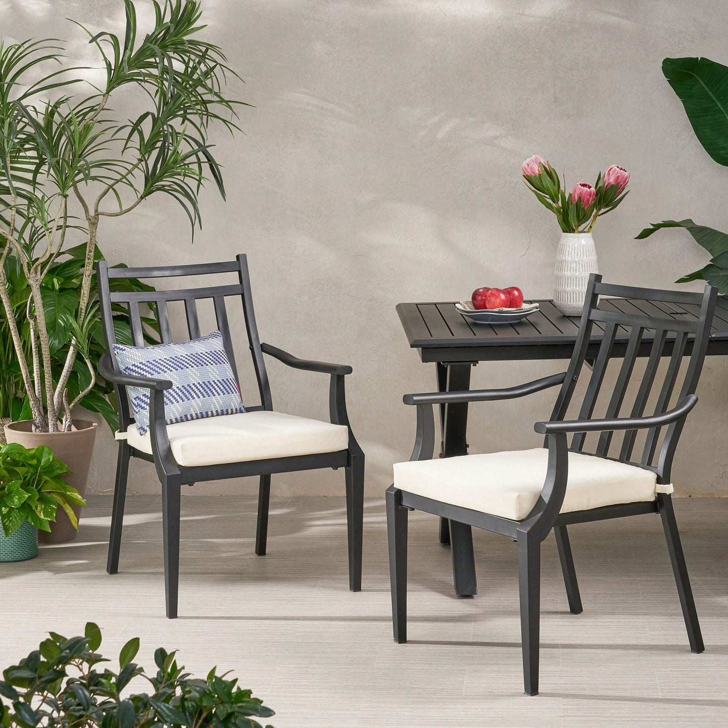 Set Of 2 Elegant Upholstered Dining Chair With Stylish Design And Comfortable Seating
