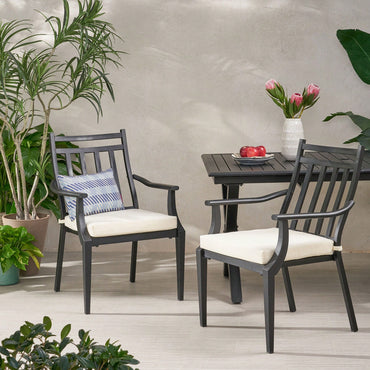 Set Of 2 Elegant Upholstered Dining Chair With Stylish Design And Comfortable Seating