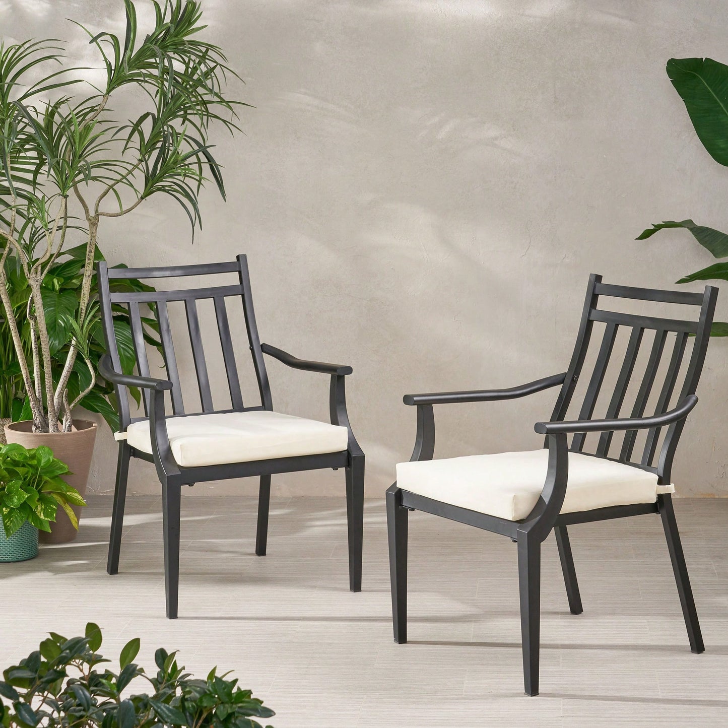 Set Of 2 Elegant Upholstered Dining Chair With Stylish Design And Comfortable Seating