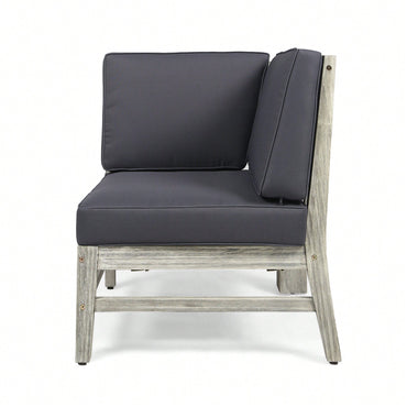 Stylish Grey Corner Chair For Modern Living Spaces