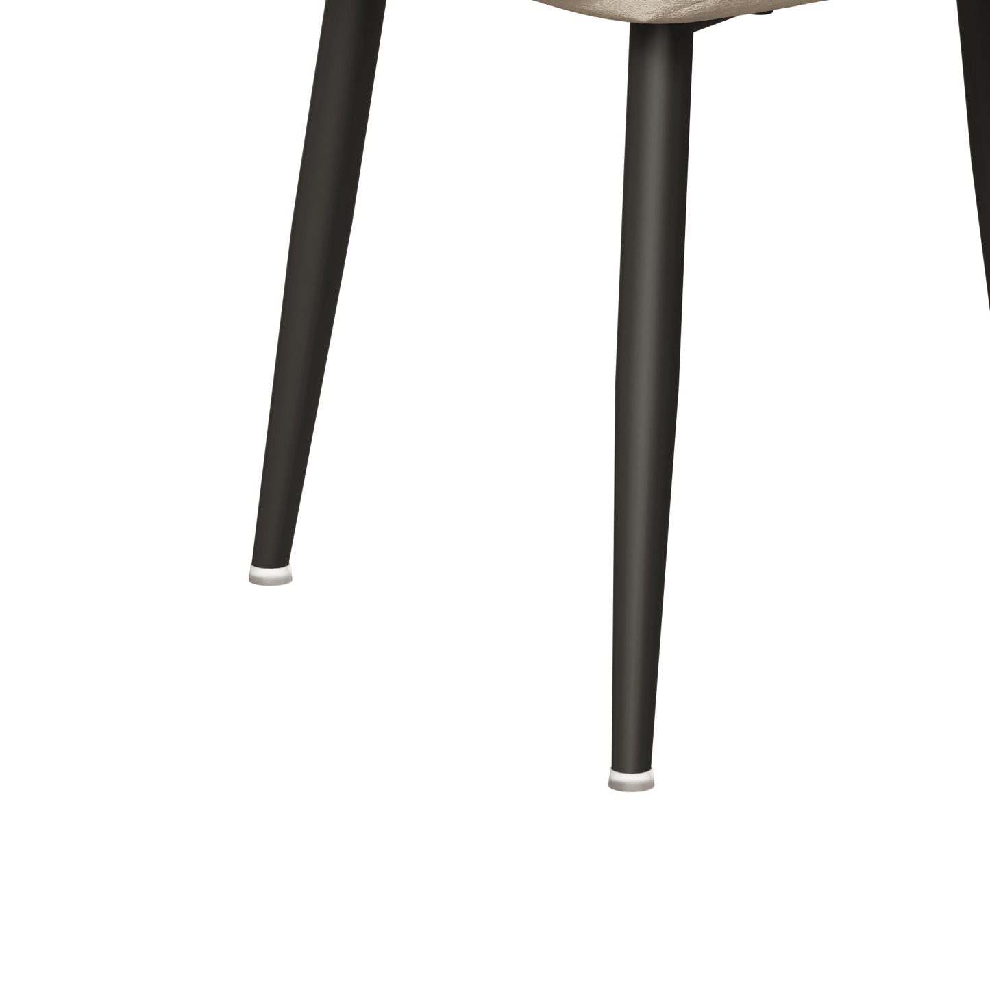 Elegant Velvet Dining Chair Set of 2 Modern Minimalist High Rebound Cushion Stable Metal Frame Silent Foot Pads for Home and Restaurant