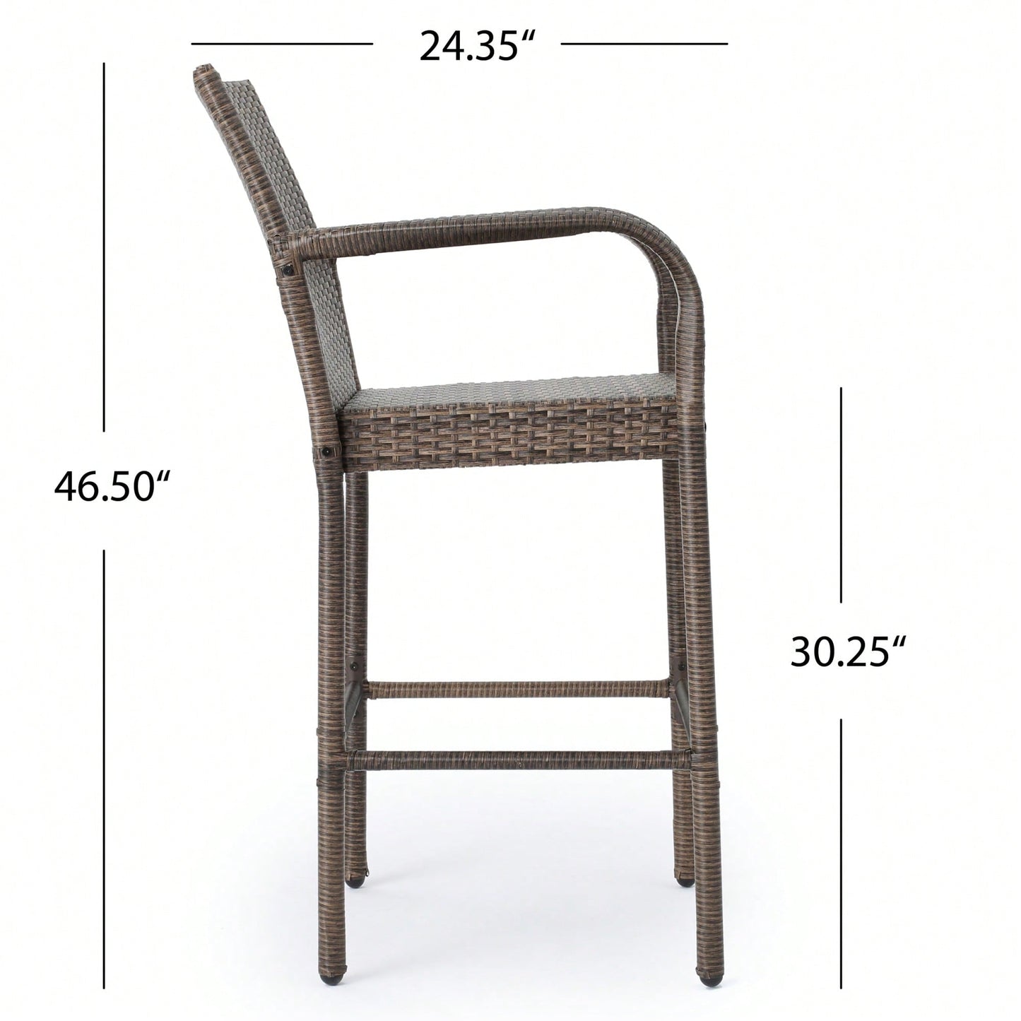 Set Of 2 Elegant Adjustable Height Barstool With Comfortable Upholstered Seat And Modern Design