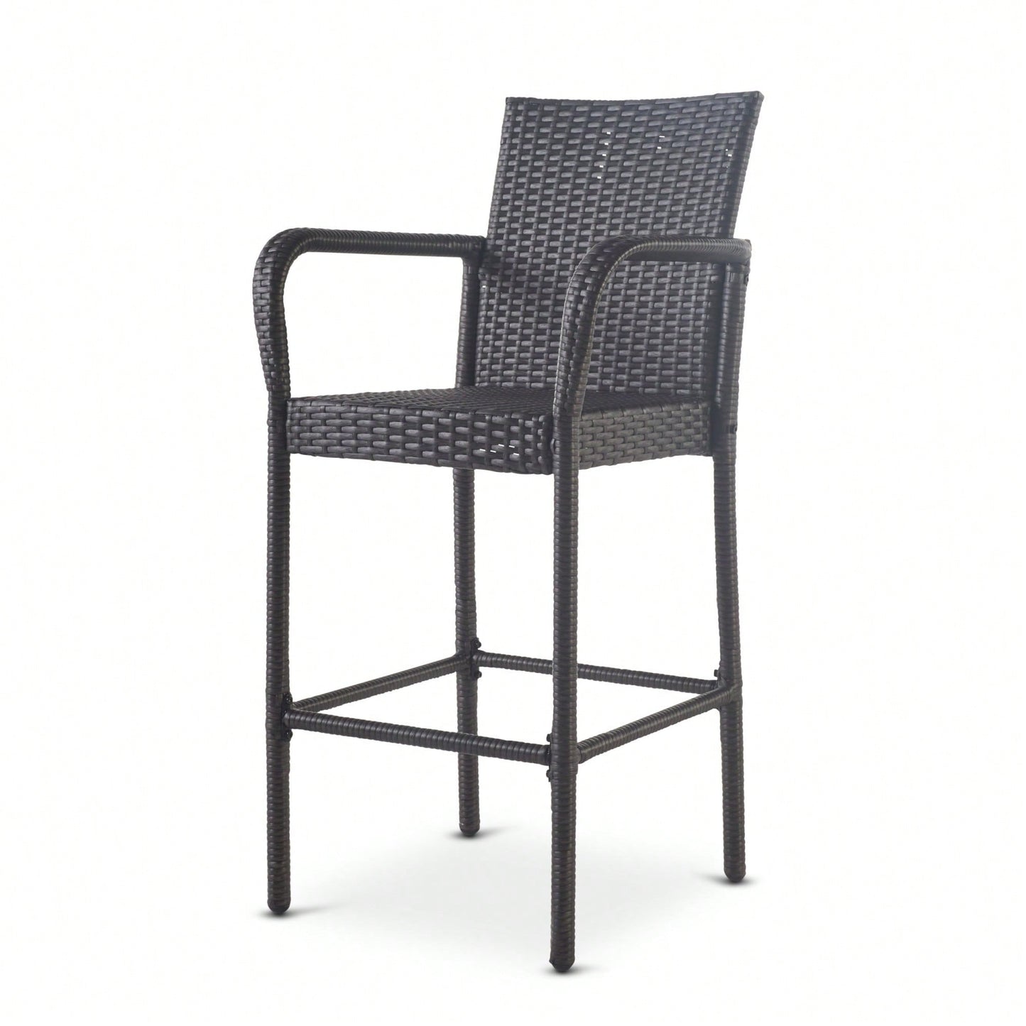 Set Of 2 Elegant Adjustable Height Barstool With Comfortable Upholstered Seat And Modern Design