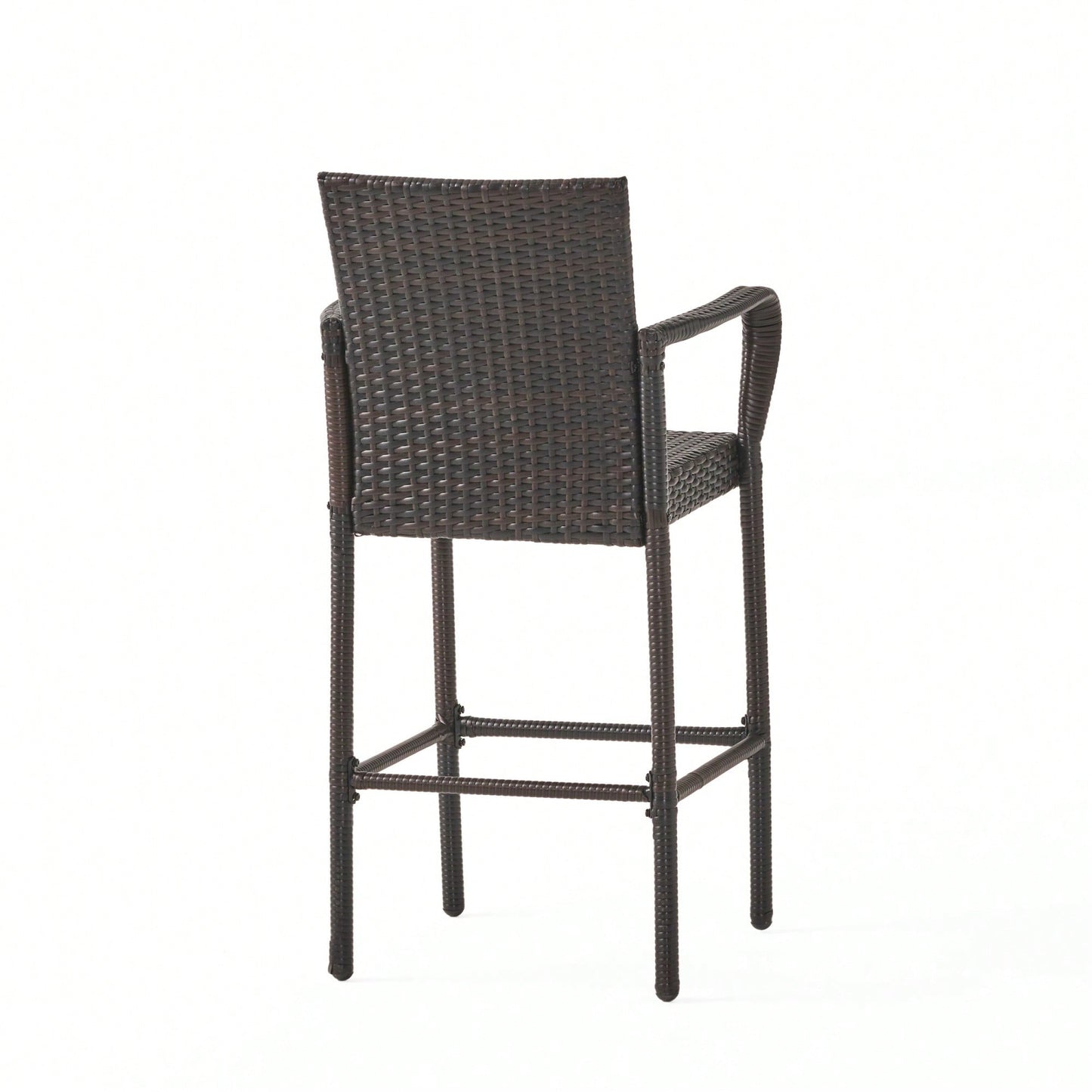 Set Of 2 Elegant Adjustable Height Barstool With Comfortable Upholstered Seat And Modern Design