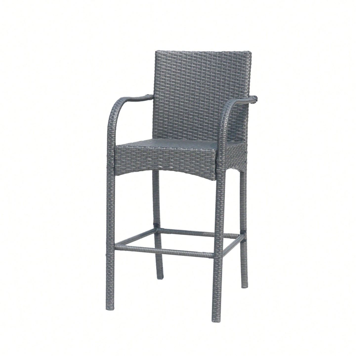 Set Of 2 Stylish Modern Barstool Chair For Dining And Kitchen Spaces