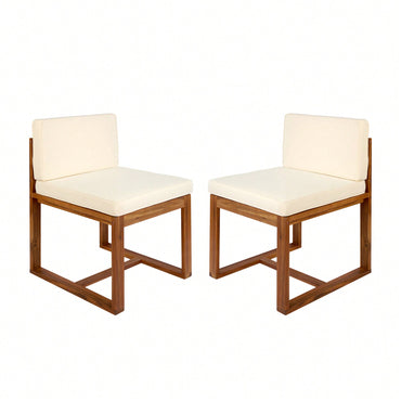 Outdoor Patio Dining Chairs Set Of Two Comfortable And Stylish Seating For Garden Or Balcony