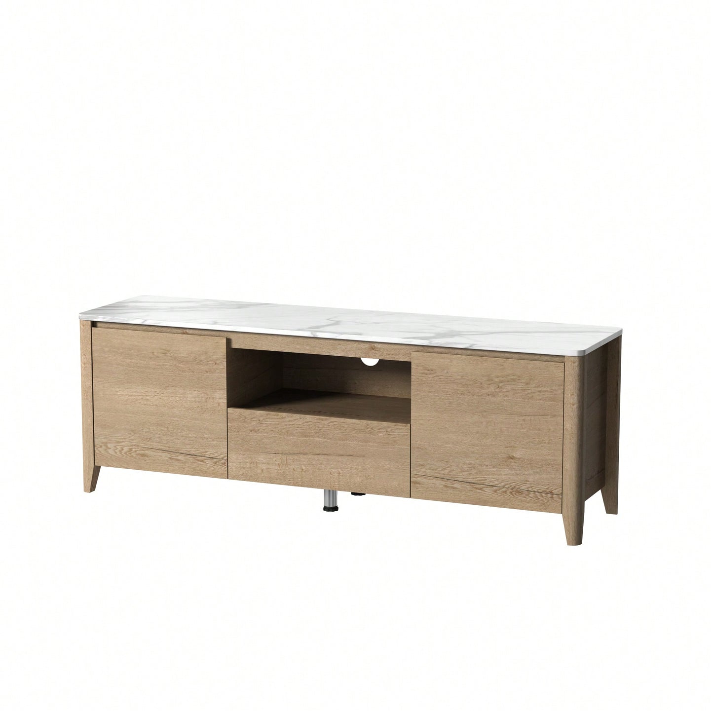 58 Inch LED TV Stand With Storage For Up To 80 Inch For Gaming And Living Room Entertainment Center