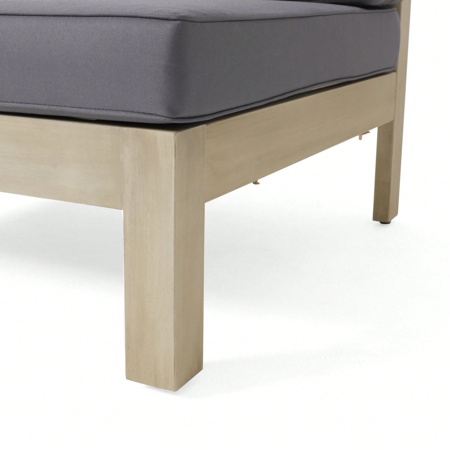 Light Grey X-Back Corner Chair For Stylish Living Spaces