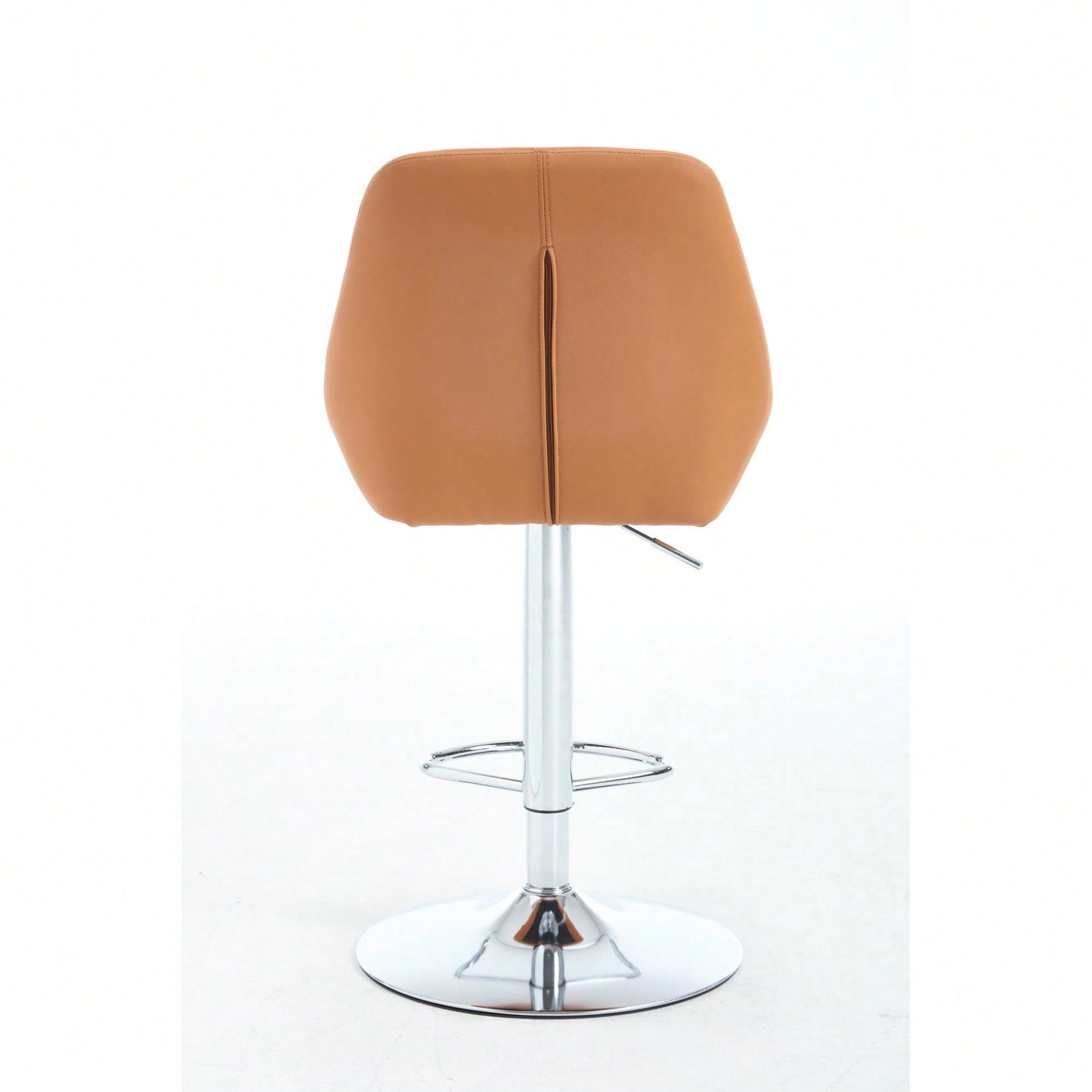 Set Of 2 Adjustable Height Swivel Bar Stools With Chrome Footrest And Base Velvet Upholstery In Grey Easy To Clean