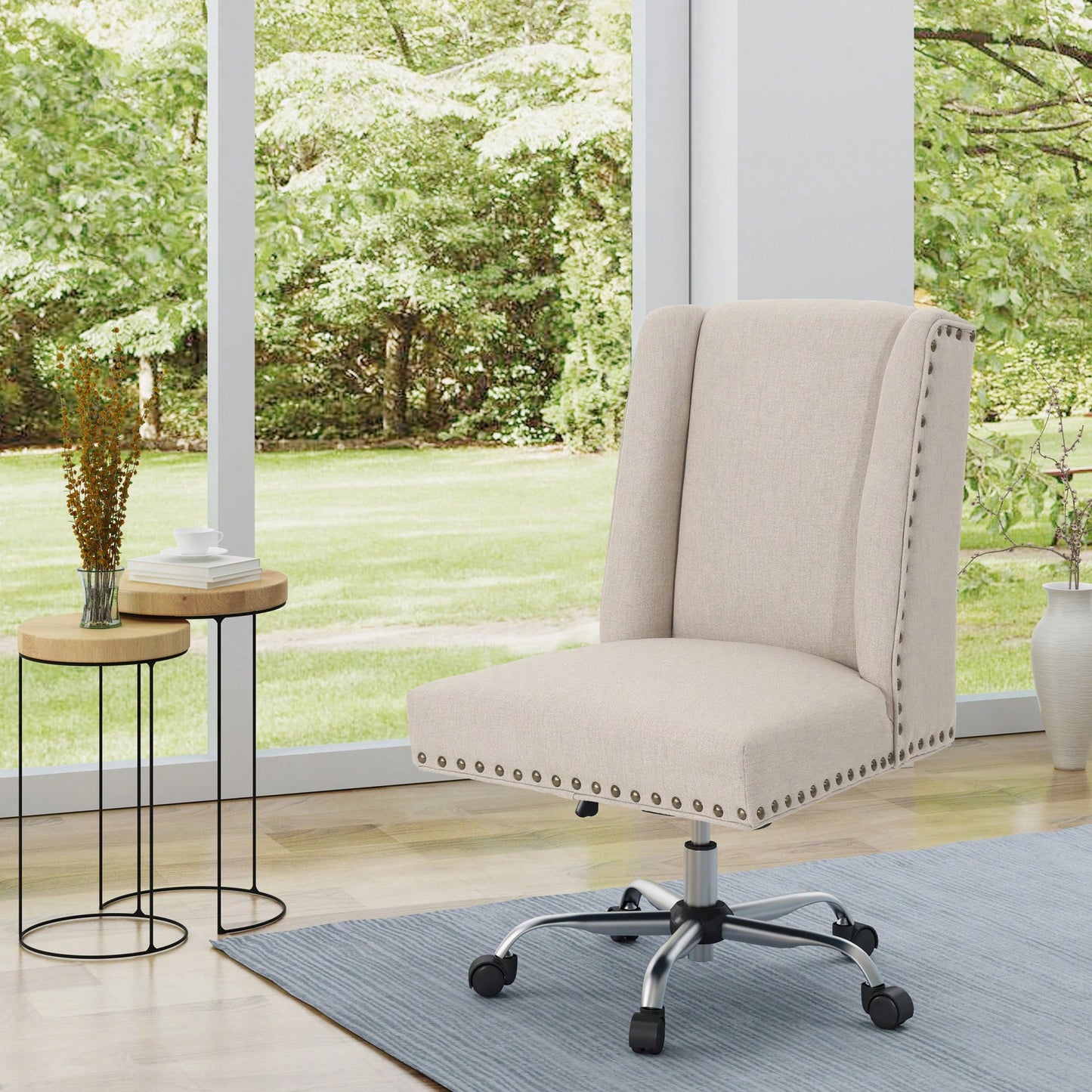 Ergonomic Adjustable Office Chair With Lumbar Support And Breathable Mesh Back