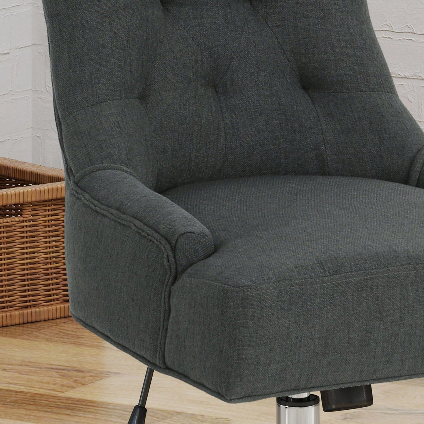 Ergonomic Adjustable Office Chair With Lumbar Support And Breathable Mesh Back