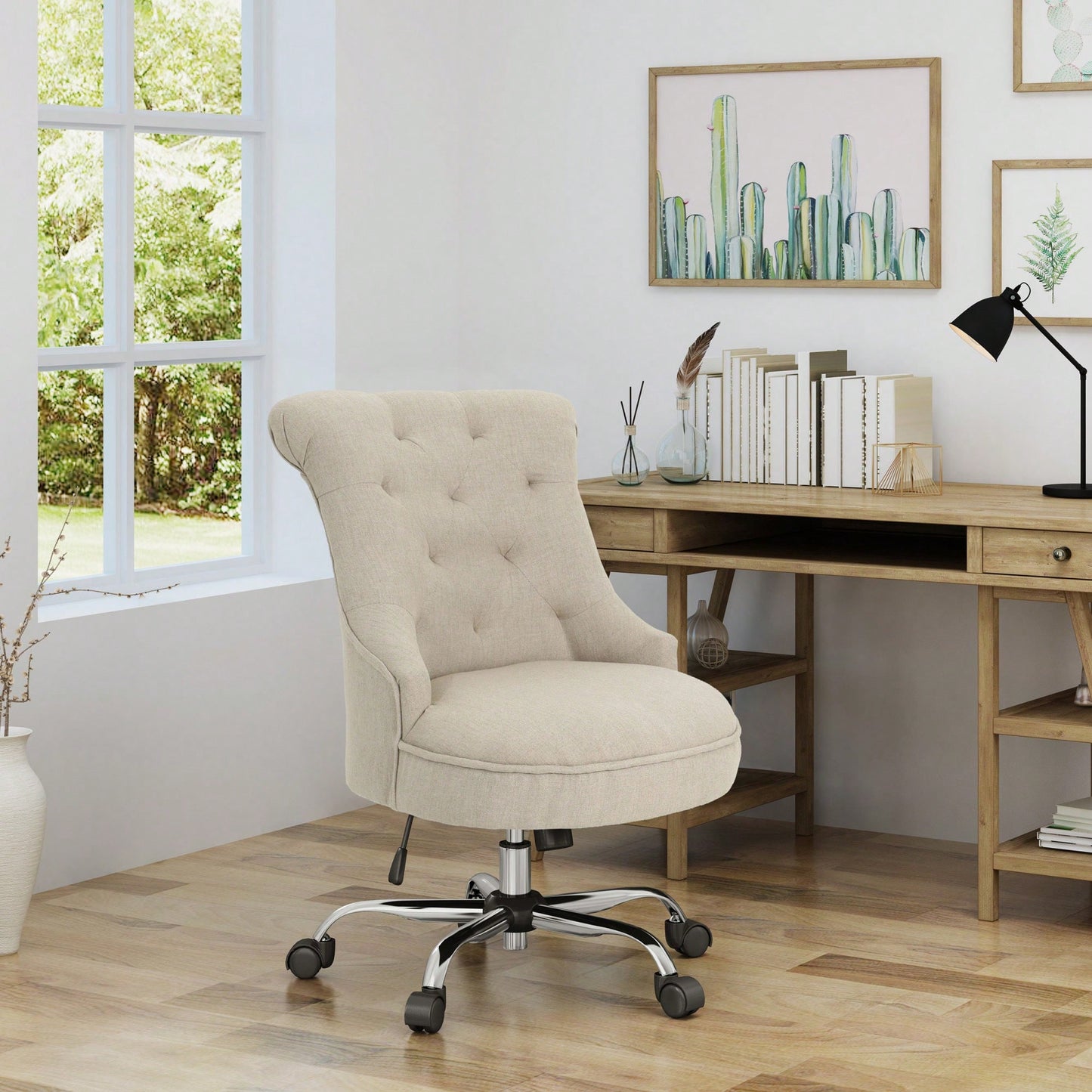 Ergonomic Adjustable Office Chair With Lumbar Support And Breathable Mesh Back
