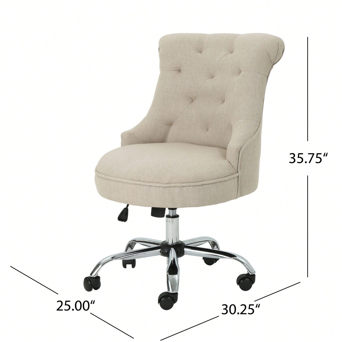 Ergonomic Adjustable Office Chair With Lumbar Support And Breathable Mesh Back