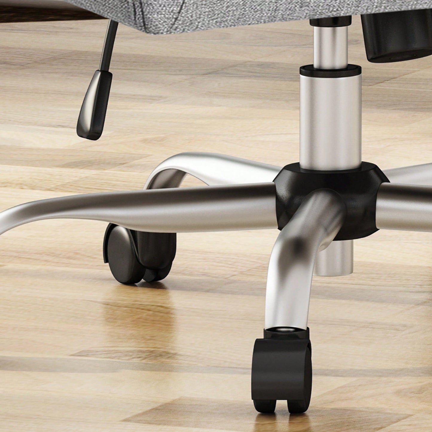 Ergonomic Adjustable Office Chair With Lumbar Support And Breathable Mesh Back