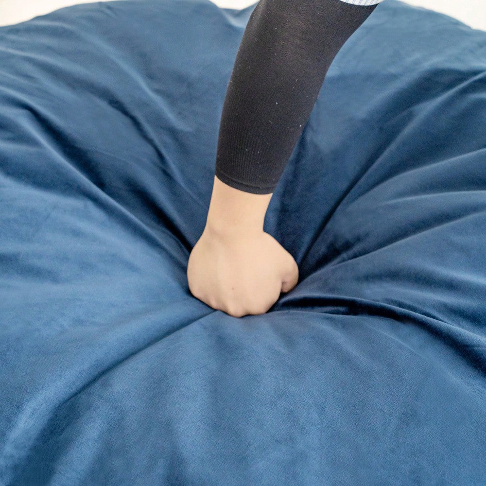 Giant 5 Foot Memory Foam Bean Bag Chair For Adults With Soft Microfiber Cover
