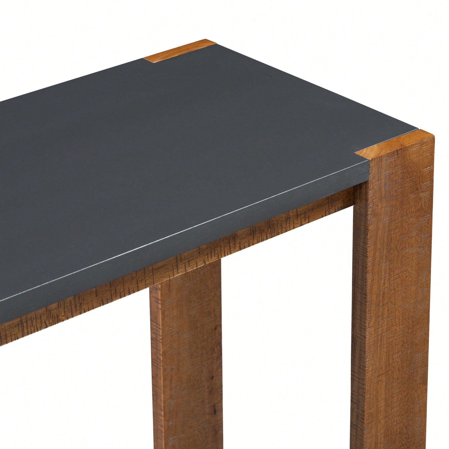 Minimalist Console Table With Bottom Shelf And Four Legs For Entryway Hallway Living Room Foyer Corridor