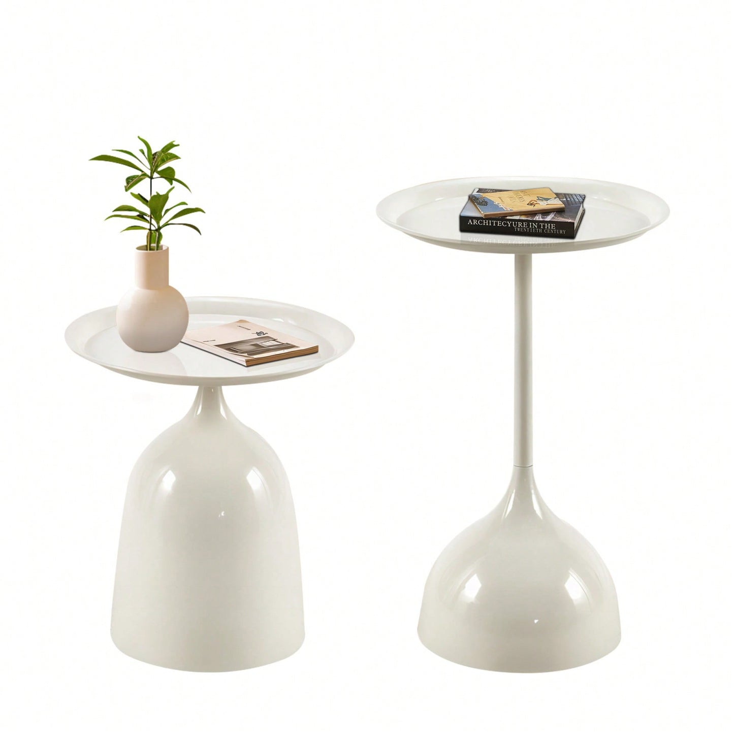 Elegant White Side Table For Modern Living Spaces