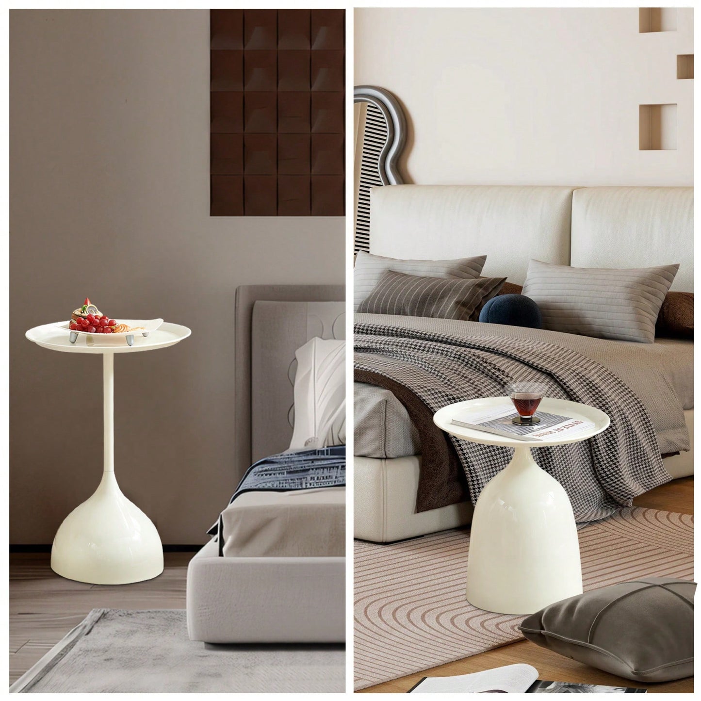 Elegant White Side Table For Modern Living Spaces