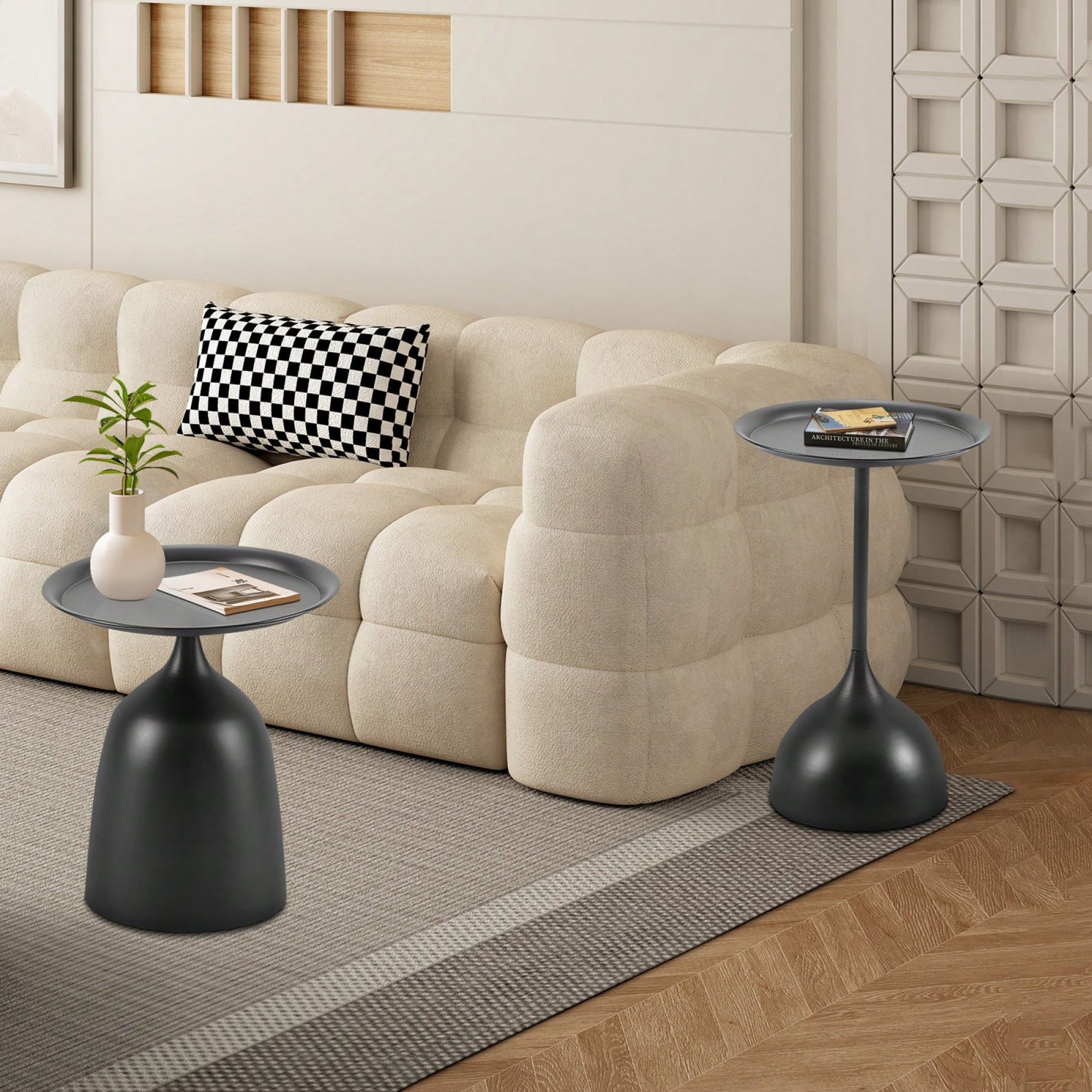 Elegant White Side Table For Modern Living Spaces