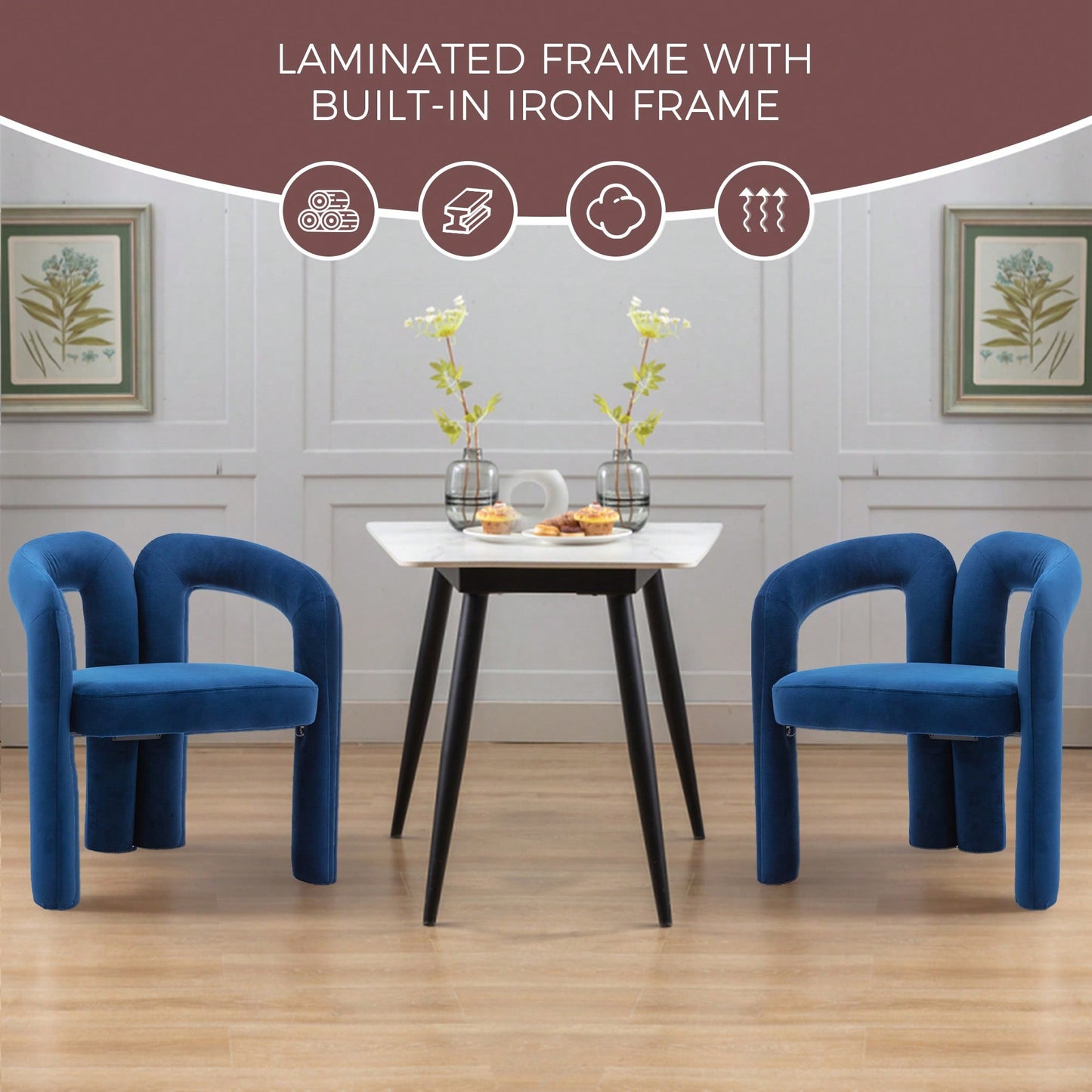 Contemporary Velvet Upholstered Accent Dining Barrel Chairs Set Of 2 Beige For Living Room Kitchen