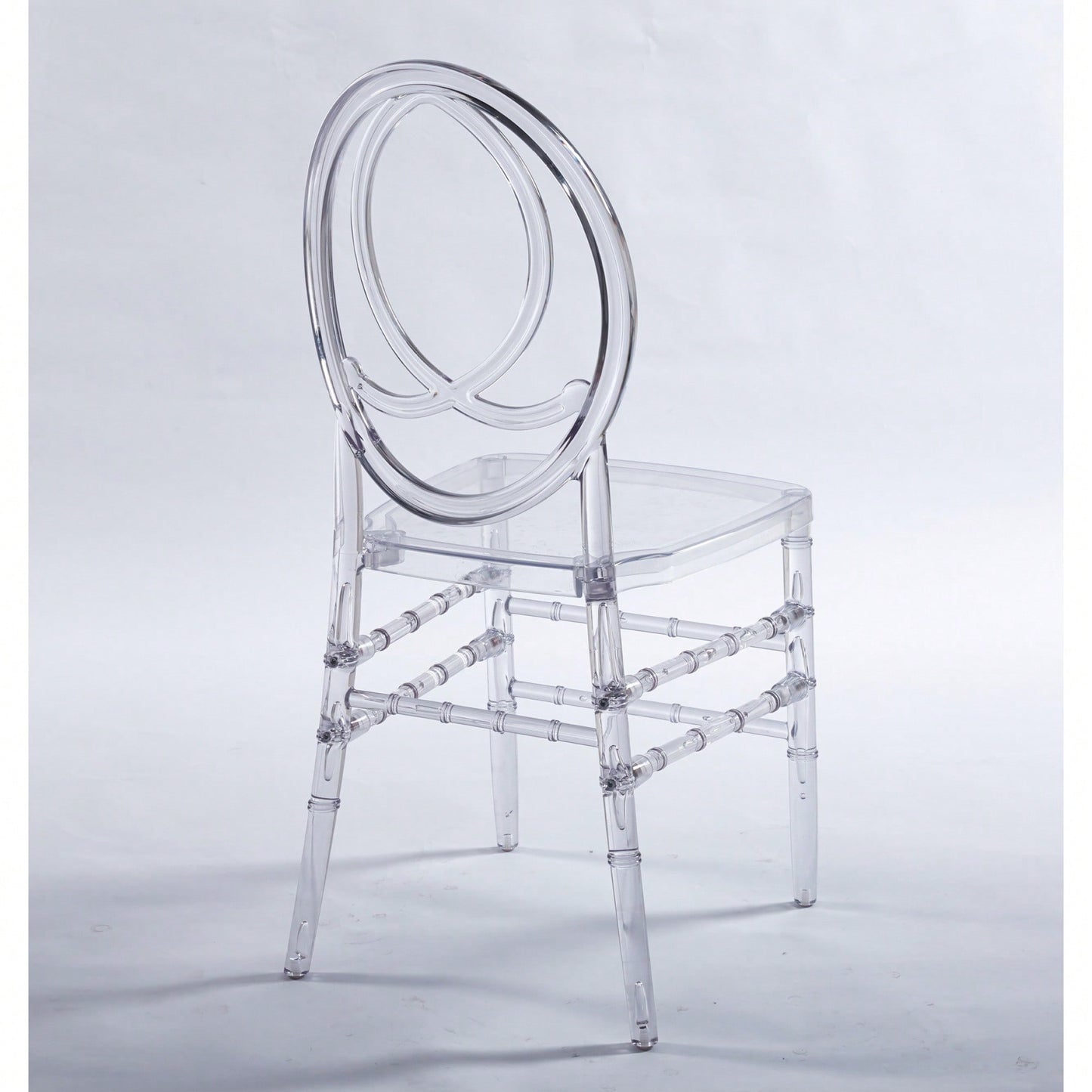Set Of 4 Modern Plastic Seat Dining Chairs For Stylish Home Decor