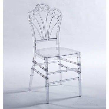 Set Of 4 Modern Plastic Seat Dining Chairs For Stylish Home Decor