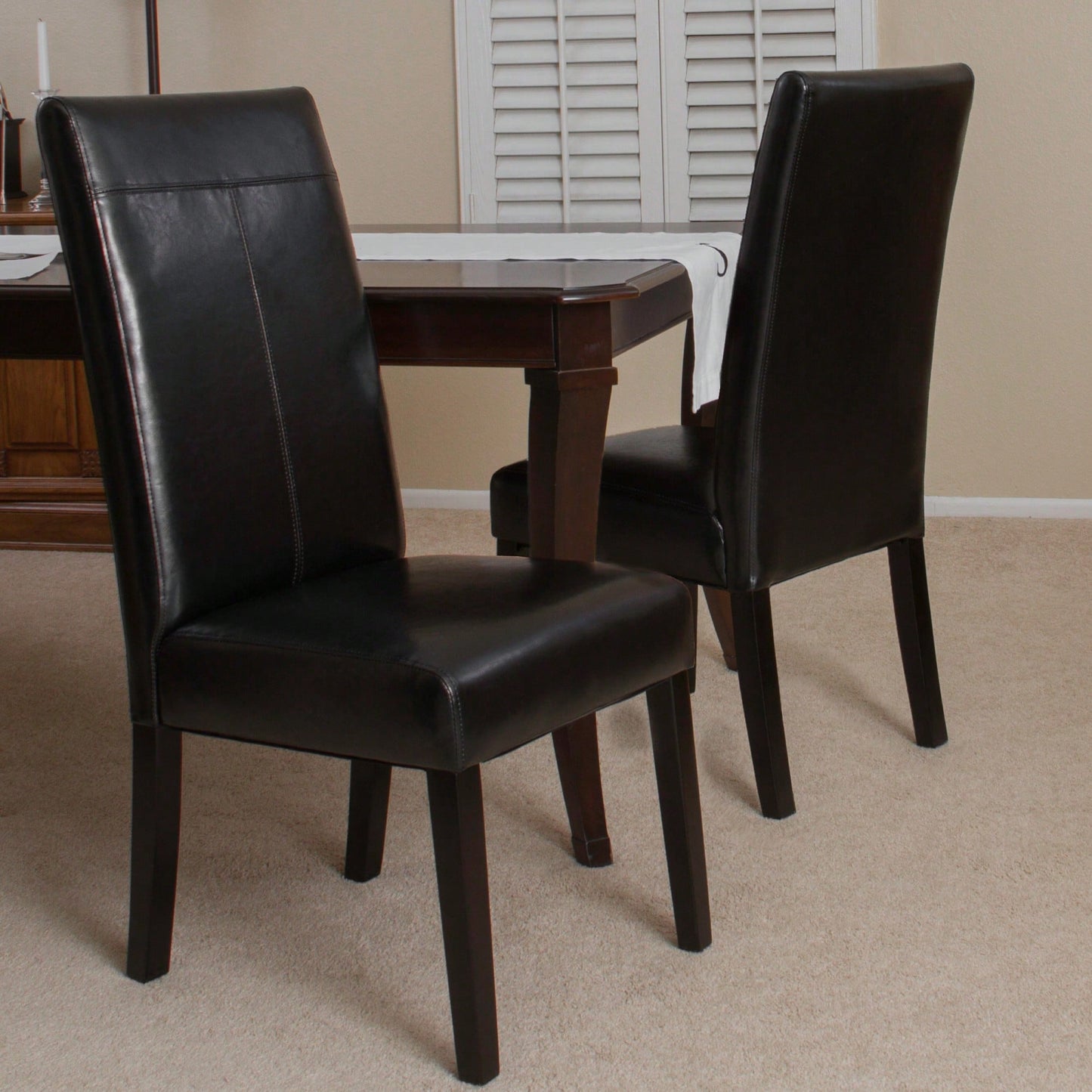 Set Of 2 Elegant Dining Chairs For Modern Home Decor