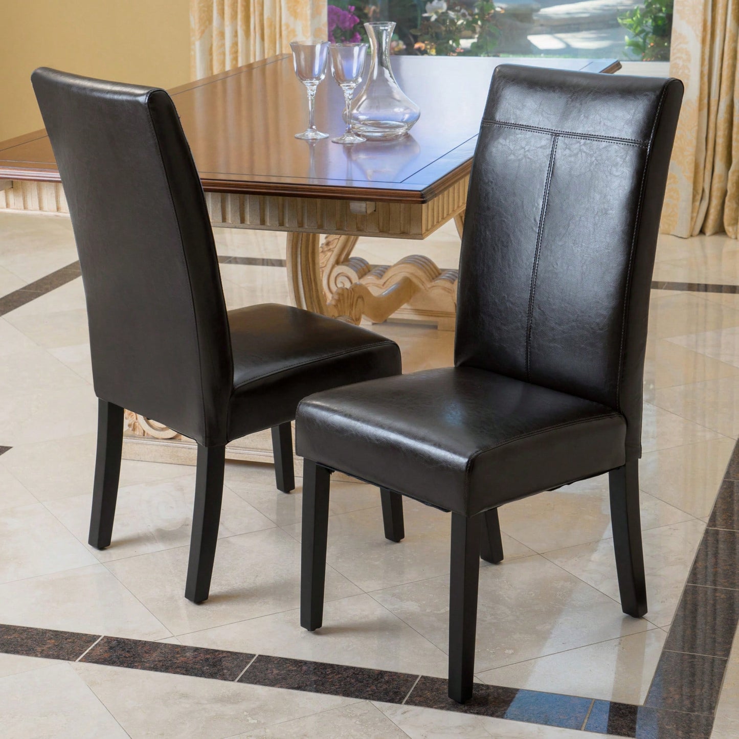 Set Of 2 Elegant Dining Chairs For Modern Home Decor