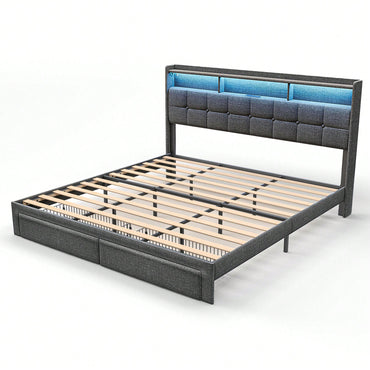 Luxury King Size Bed With Plush Comfort And Elegant Design