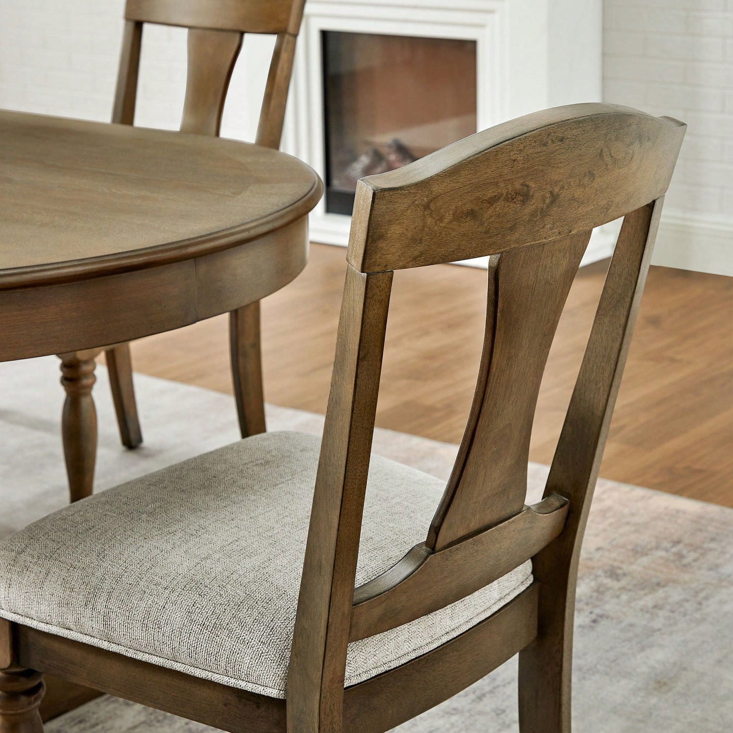Mid Century Upholstered Dining Chairs Set Of 2 Comfortable Retro Kitchen Living Room Restaurant Furniture