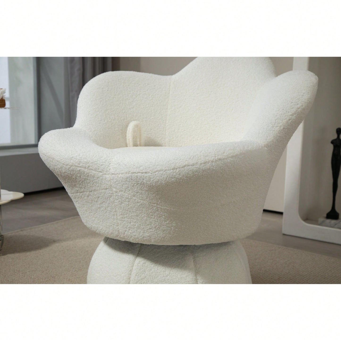 360-Degree Spinning Armchair For Ultimate Comfort And Leisure With Sturdy Base And Smooth Rotation