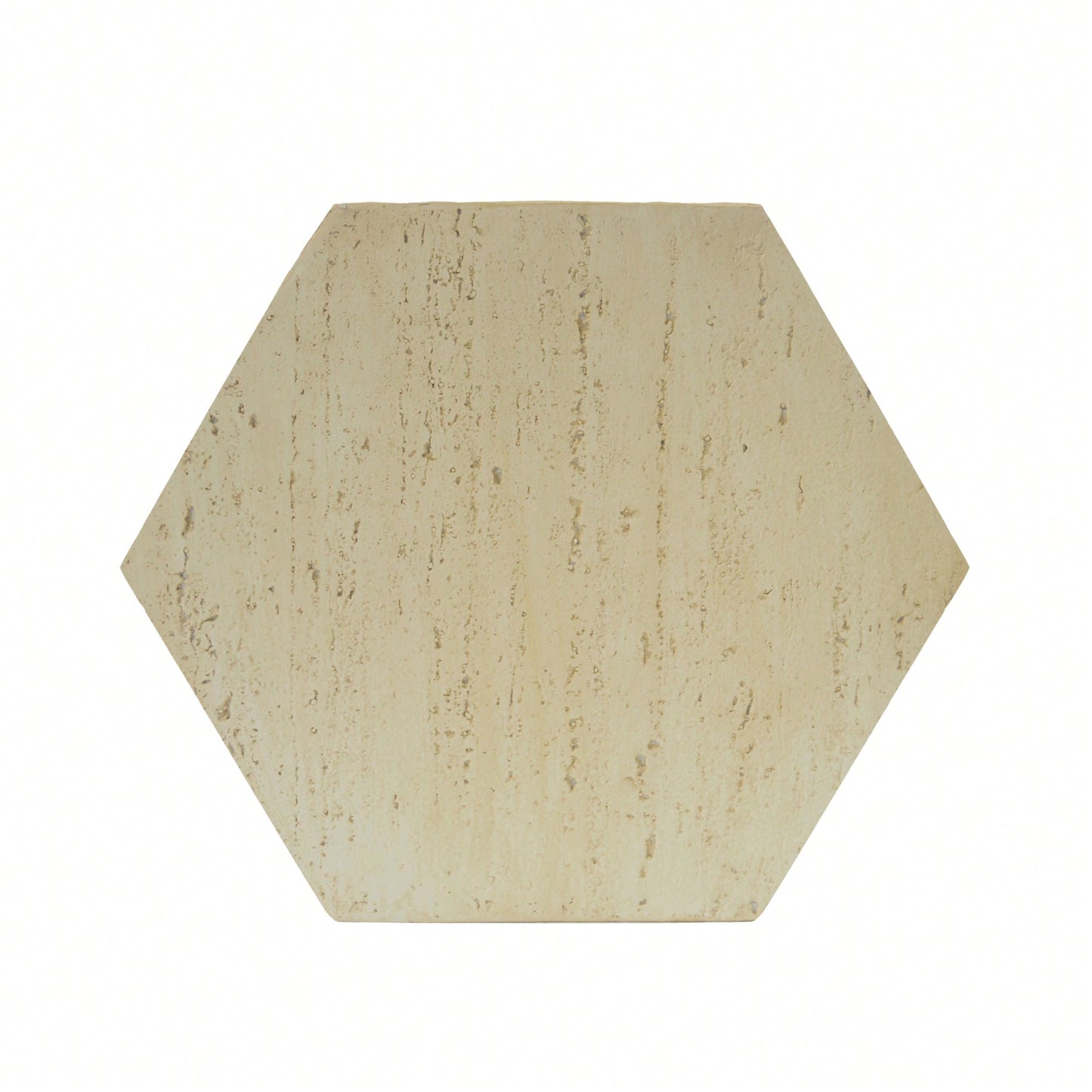 MGO Hexagonal Archaistic Side Table For Modern Living Room Decor