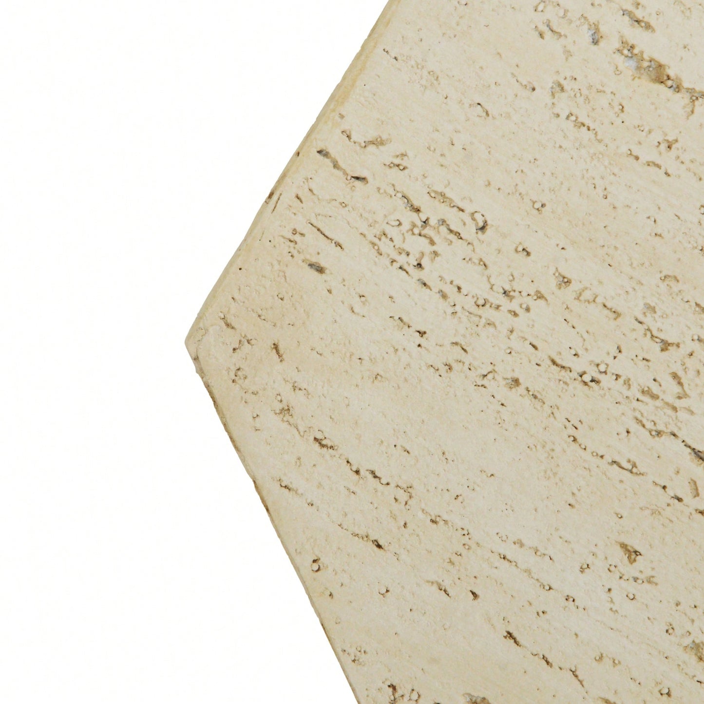 MGO Hexagonal Archaistic Side Table For Modern Living Room Decor