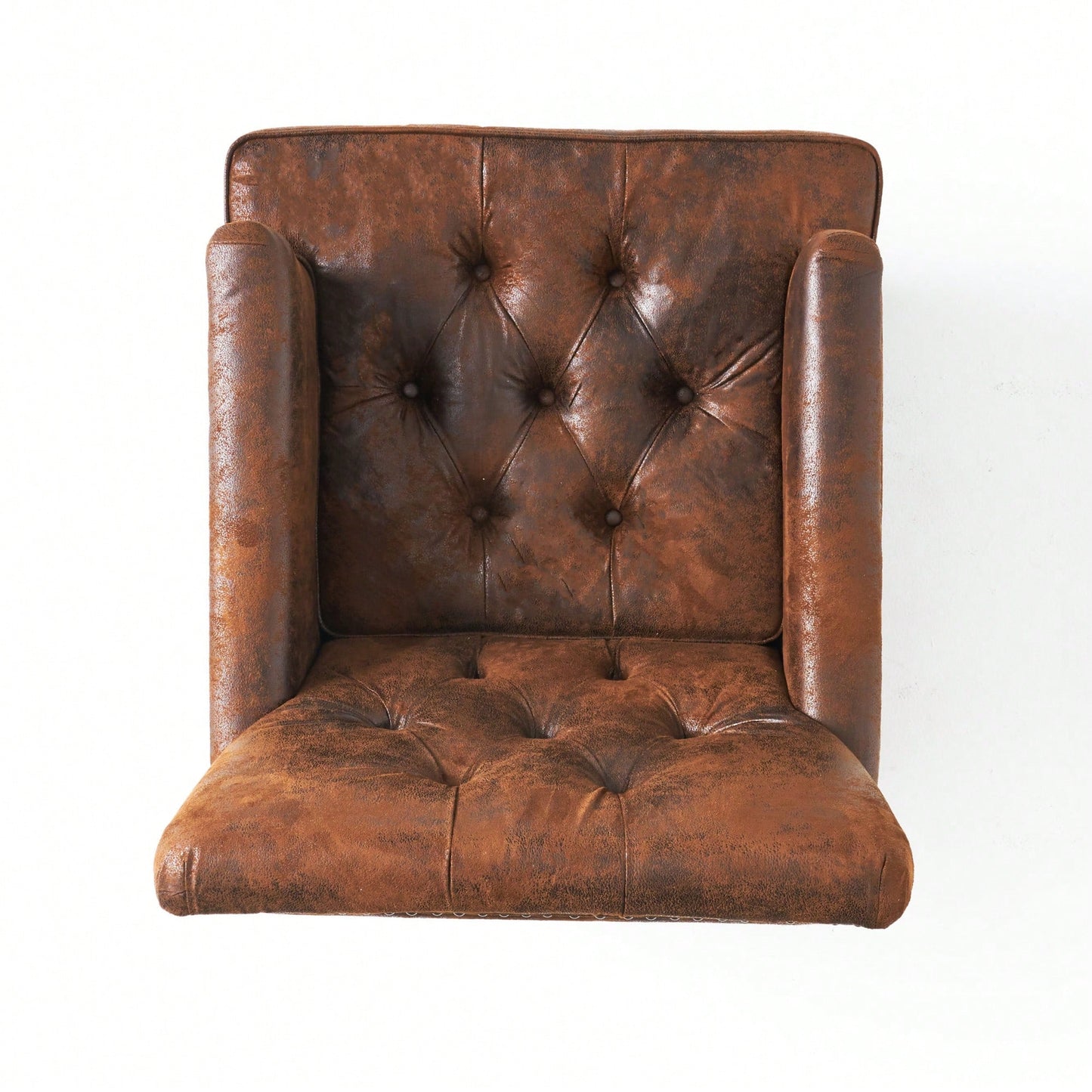 Elegant Tufted Club Chair For Living Room And Office Seating